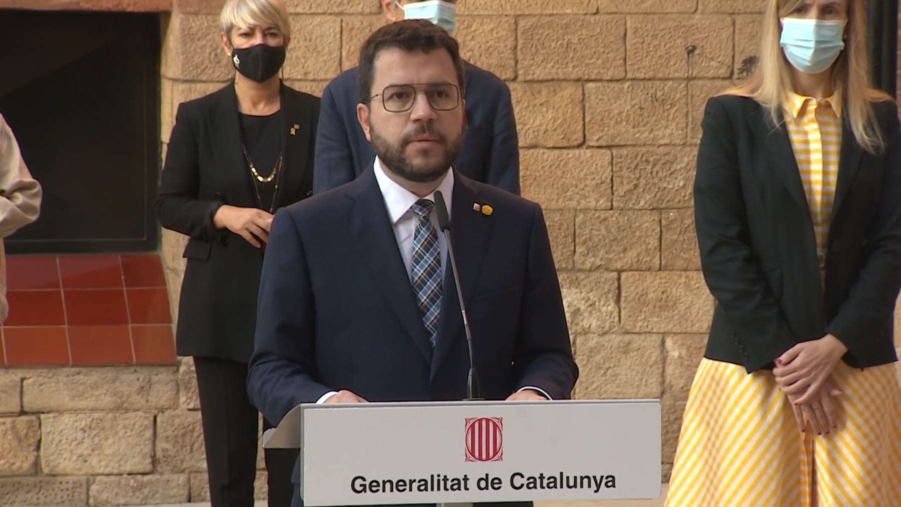 El presidente de la Generalitat, Pere Aragonès.