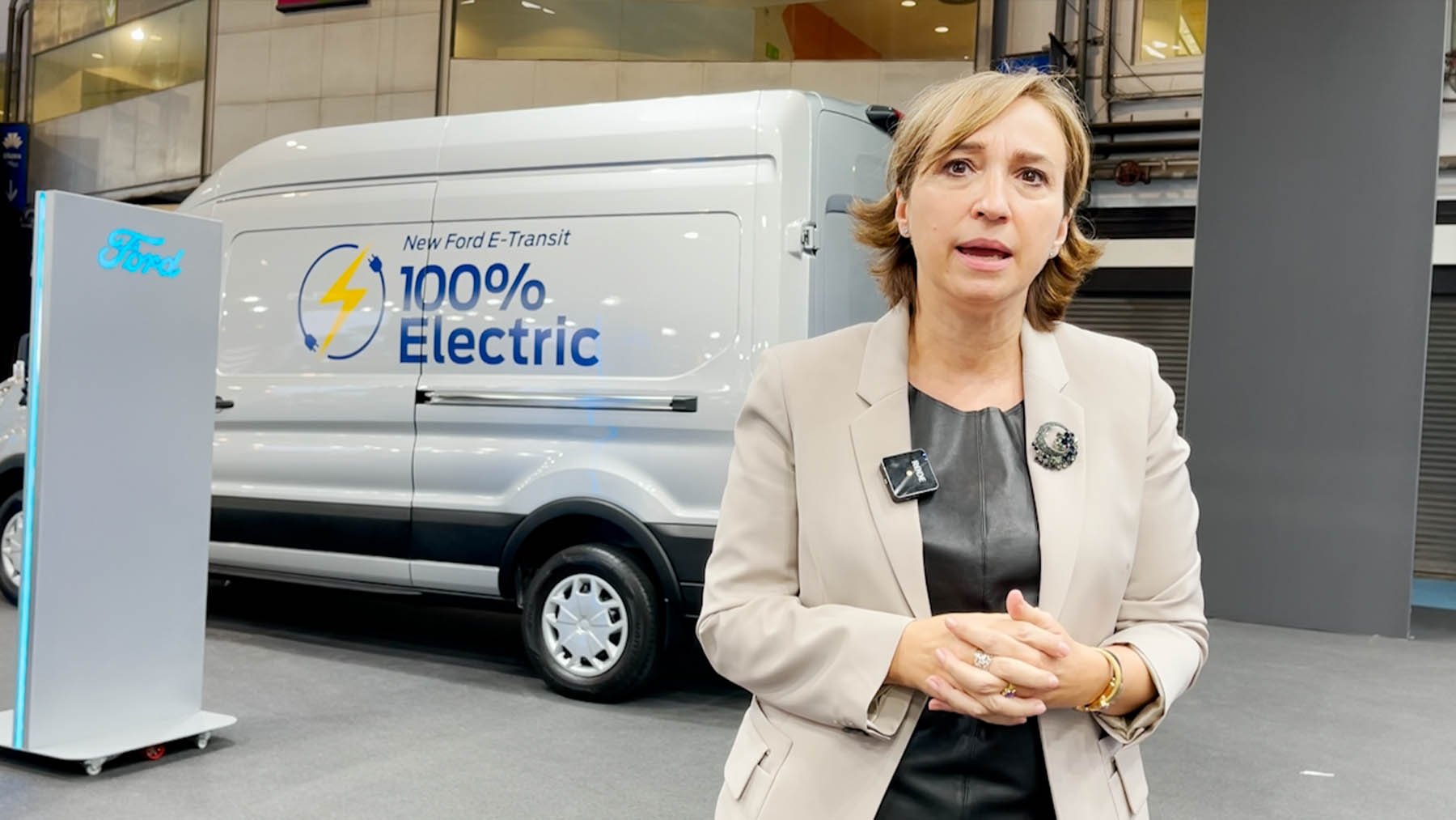 Directora de vehículos comerciales de Ford, Elena Burguete