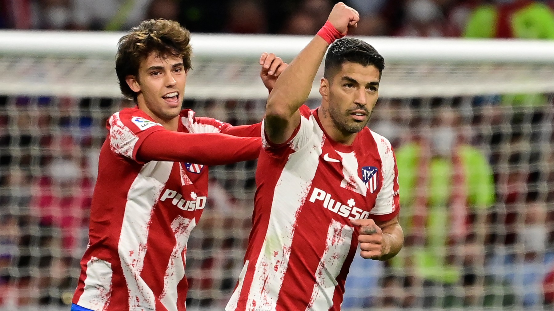 Luis Suárez celebra un gol. (AFP)