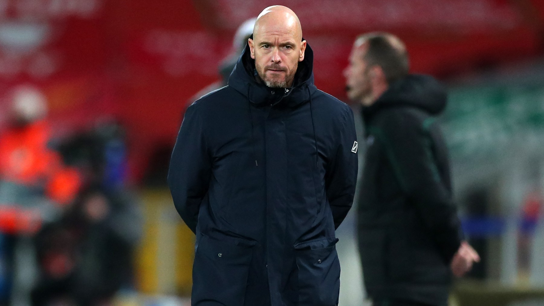 Ten Hag, cuando era entrenador del Ajax. (AFP)