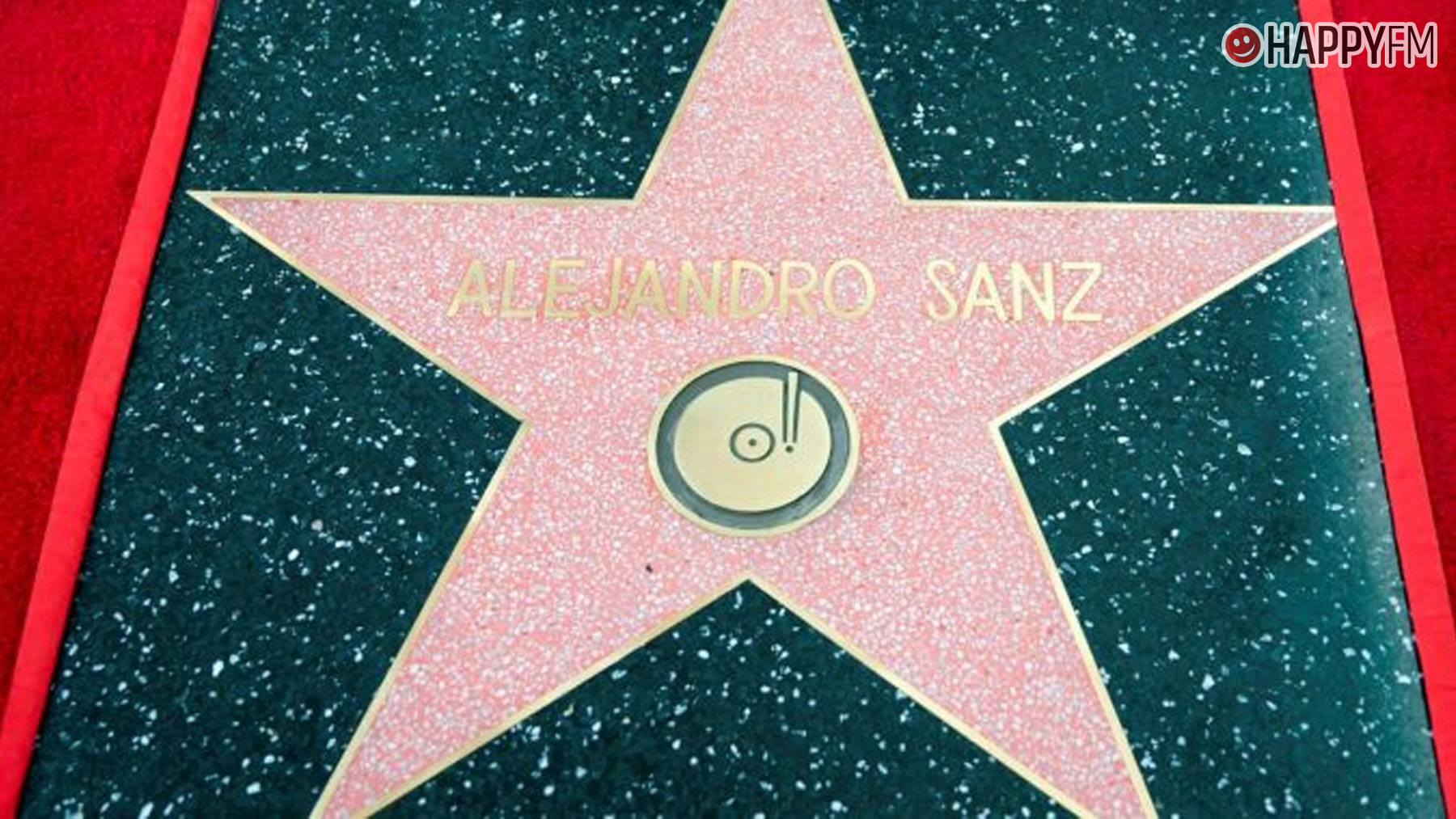 Estrella de Alejandro Sanz en el Paseo de la Fama