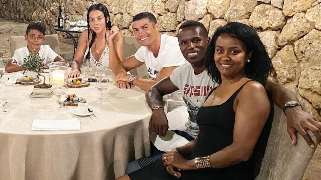 Cristiano Ronaldo, Georgina, Semedo y su mujer Soraia.