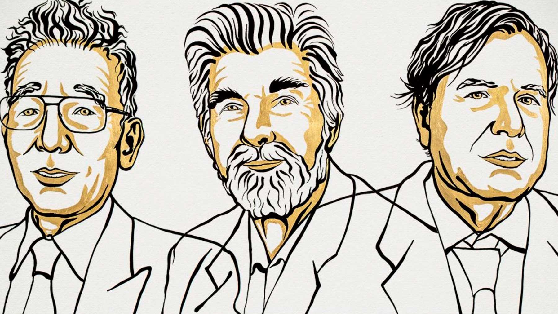 Ilustración facilitada por los Premios Nobel de Syukuro Manabe, Klaus Hasselmann y Giorgio Parisi, los galardonados con el Nobel Física 2021.