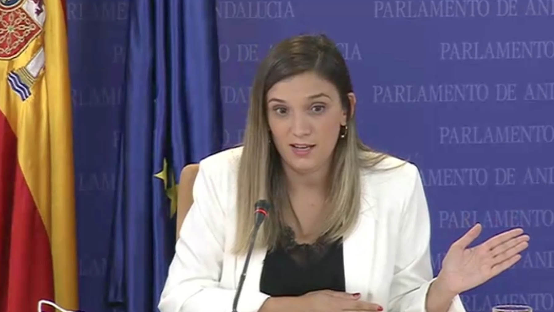 María Márquez, portavoz adjunta del PSOE Andaluz (PSOE-A).