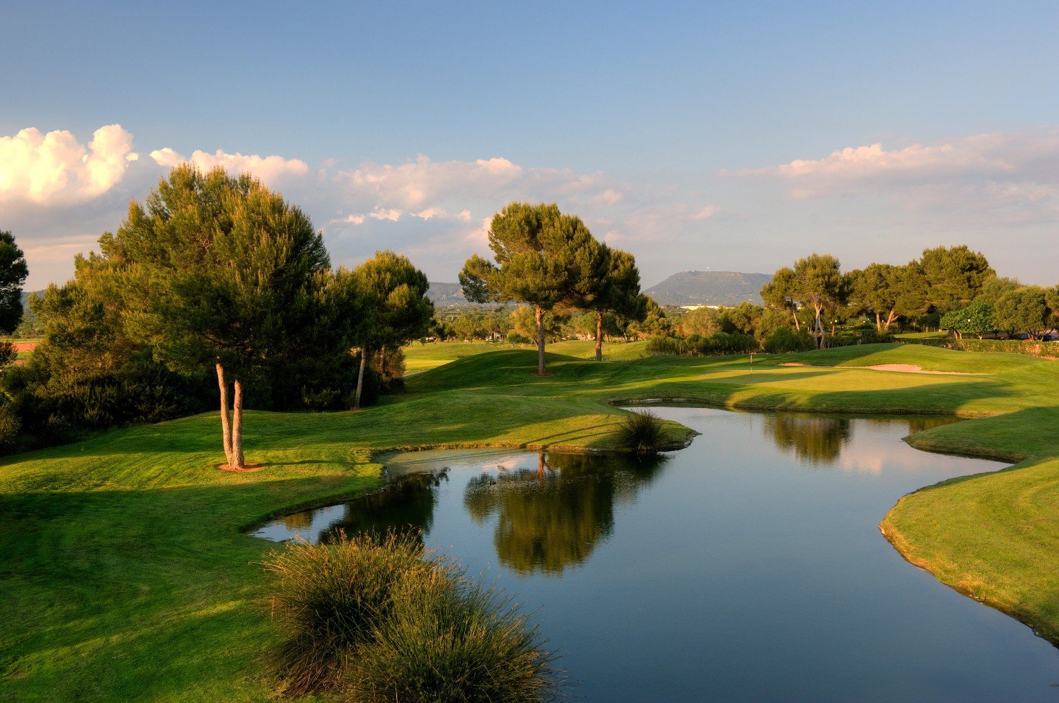 Imagen del magnífico campo de golf de Son Antem.