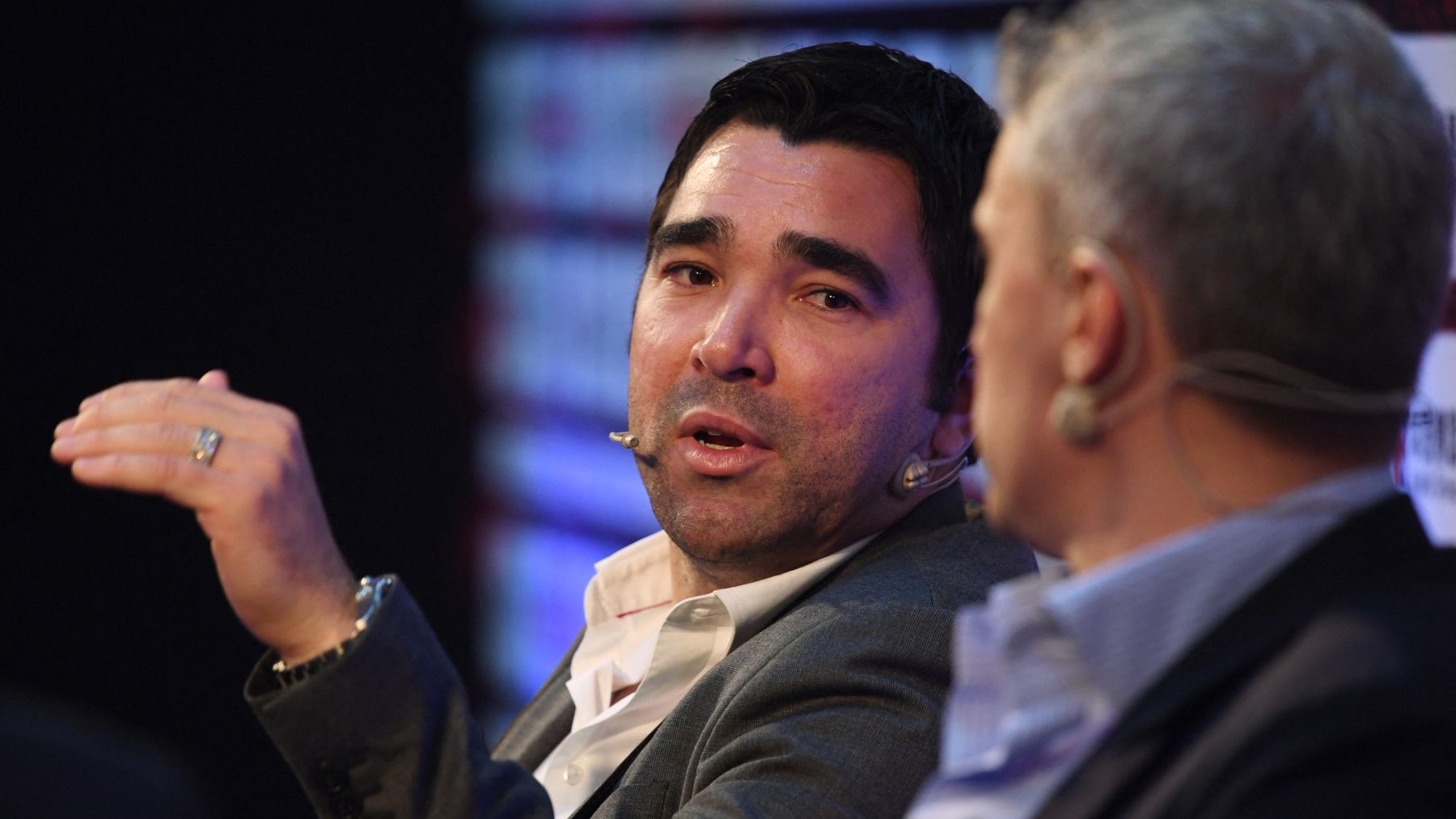 Deco, durante un acto de la UEFA. (AFP)