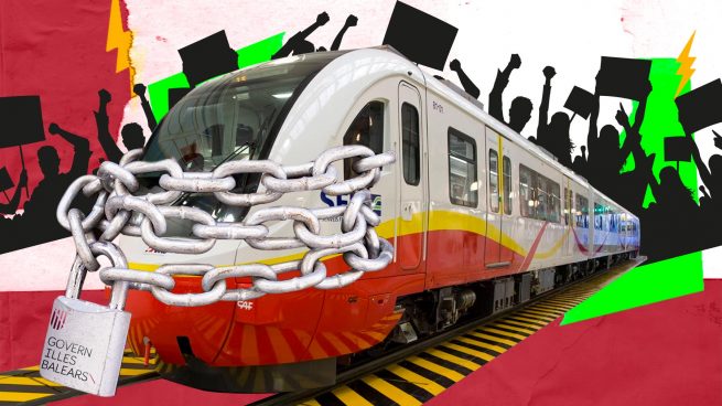 Amenaza de huelga en el tren si el Govern privatiza el futuro tranvía de Palma