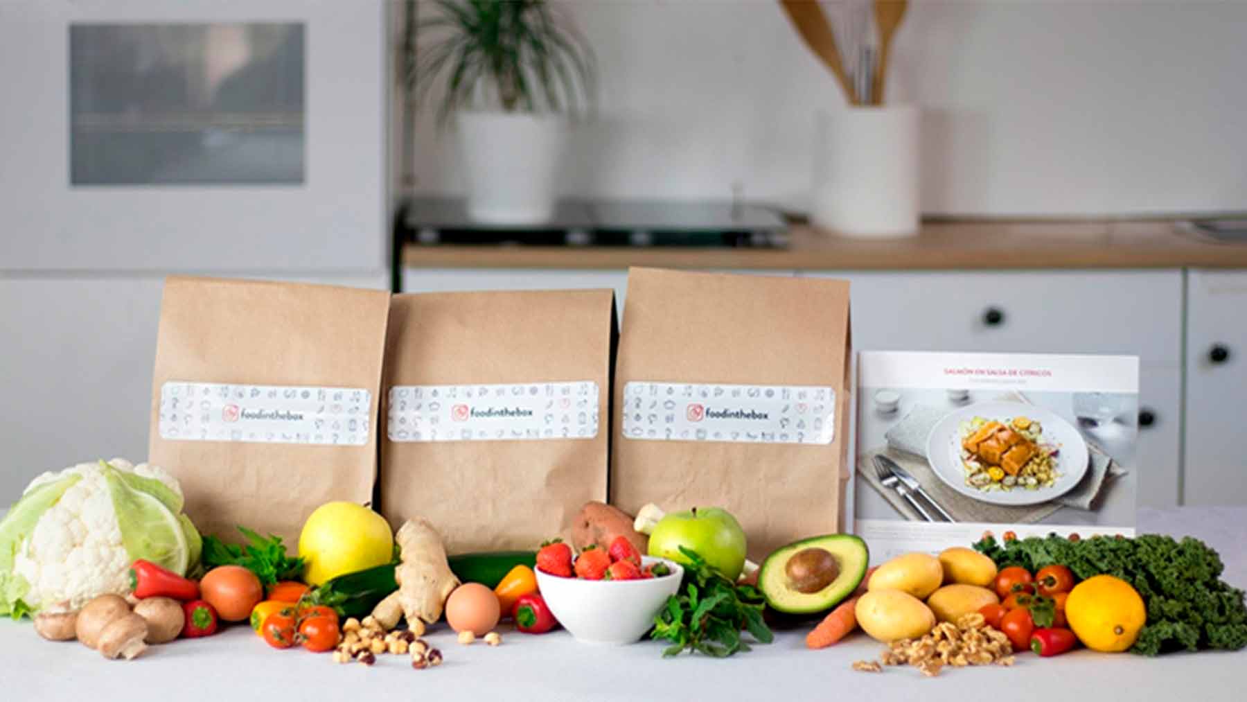 Kits de recetas con sus ingredientes a domicilio
