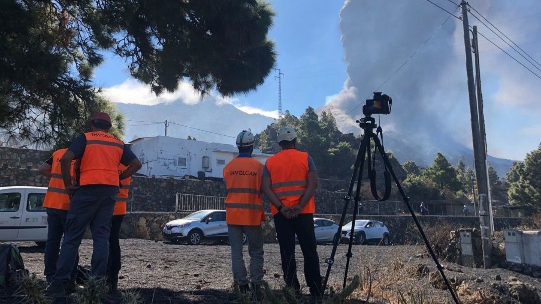 Medición del gases en La Palma.