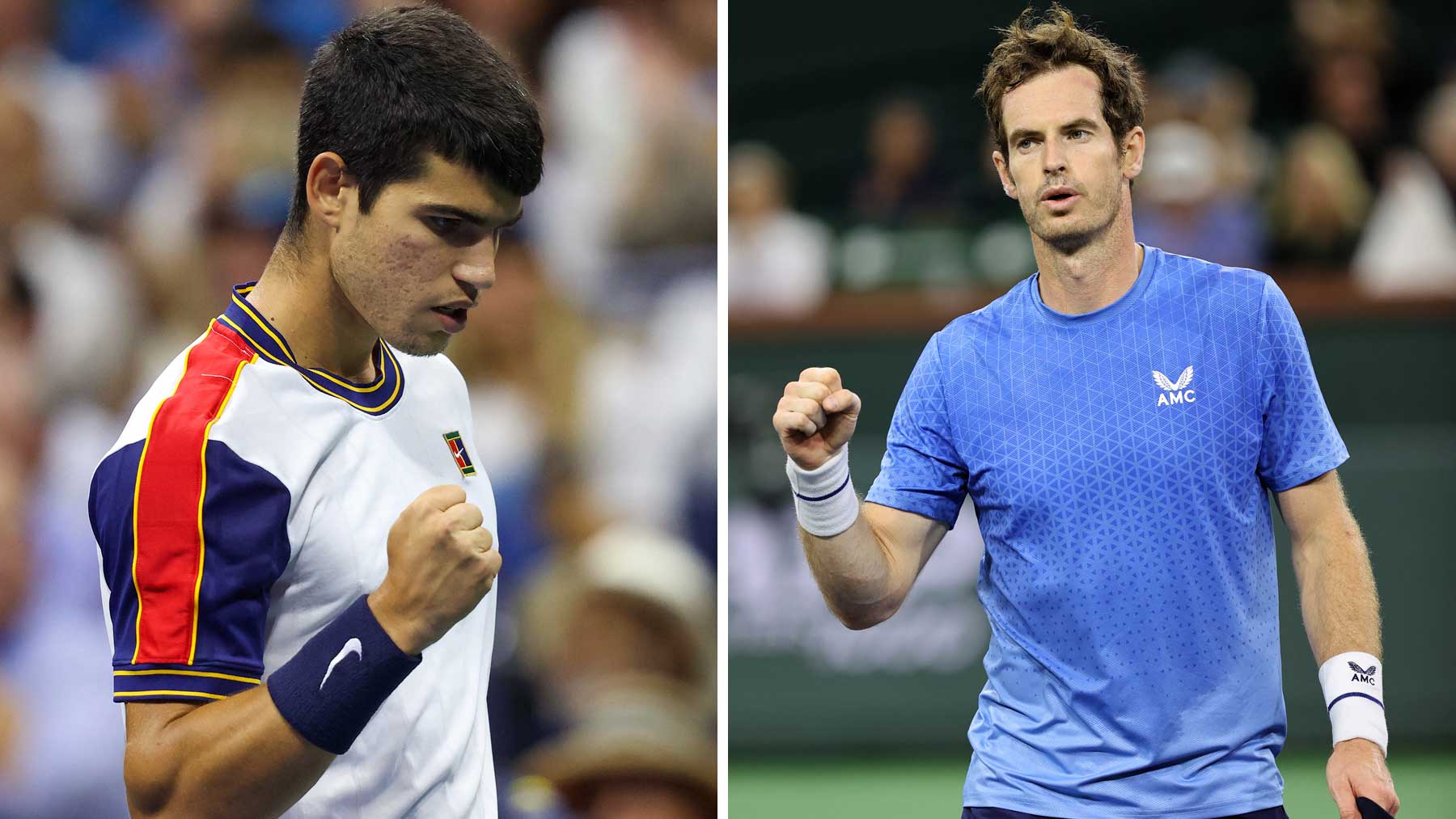 Carlos Alcaraz y Andy Murray se medirán en la segunda ronda de Indian Wells 2021 (AFP)