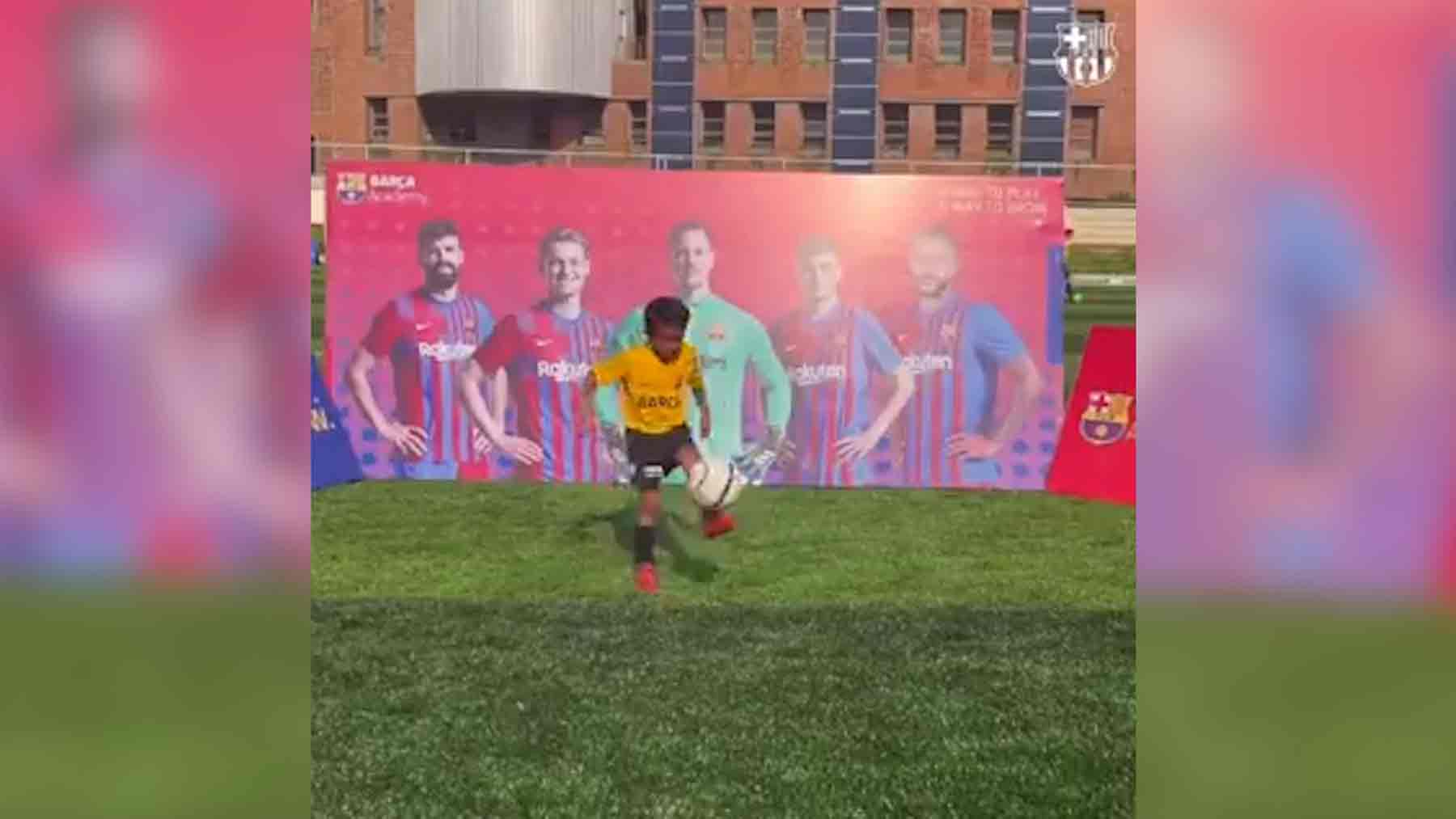 El Barça presenta al próximo Messi: un niño de 7 años que ya bate récords.