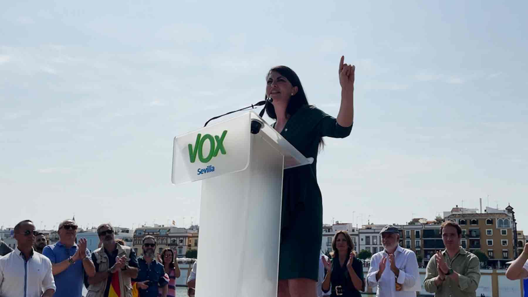 Macarena Olona, secretaria general del grupo parlamentario de Vox en el Congreso de los Diputados.