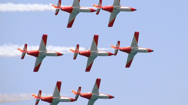 Patrulla Águila: qué es, qué aviones usan y los secretos de la unidad que participa en el desfile del Día de la Hispanidad