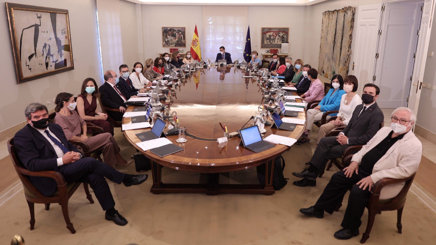 Reunión del Consejo de Ministros de Pedro Sánchez. (Foto: Moncloa)