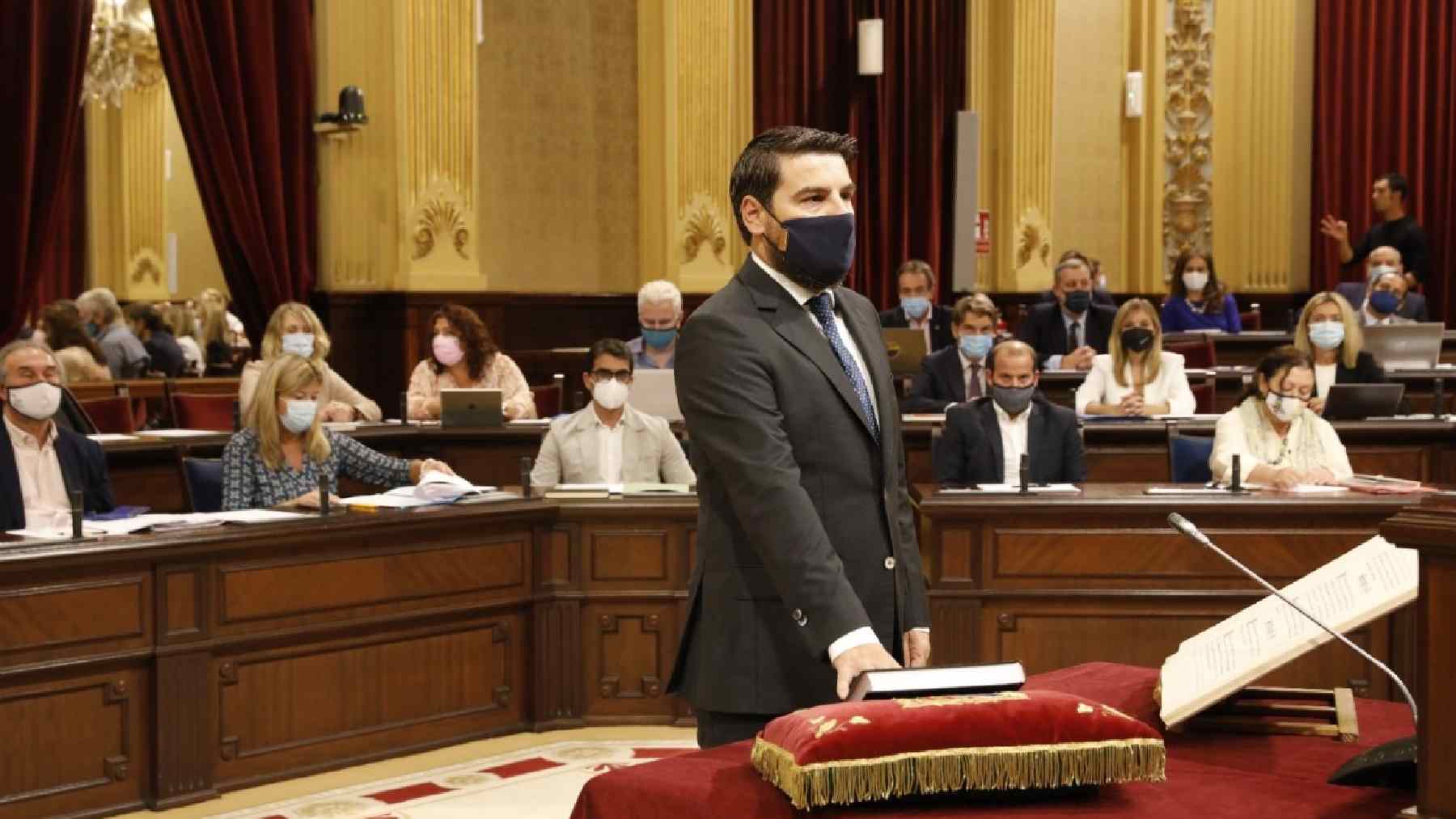 El secretario general del PP de Palma y diputado en el Parlament, Javi Bonet.