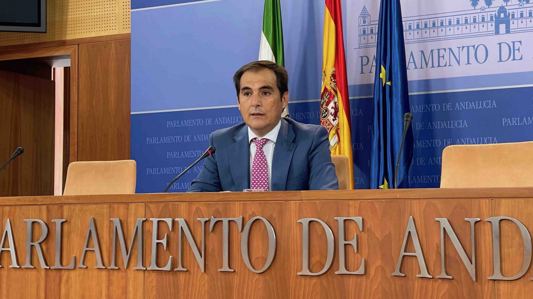 José Antonio Nieto, portavoz del PP en el Parlamento de Andalucía.