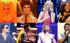 Montaje de imágenes de varios de los ganadores de Tu cara me suena (Atresmedia).
