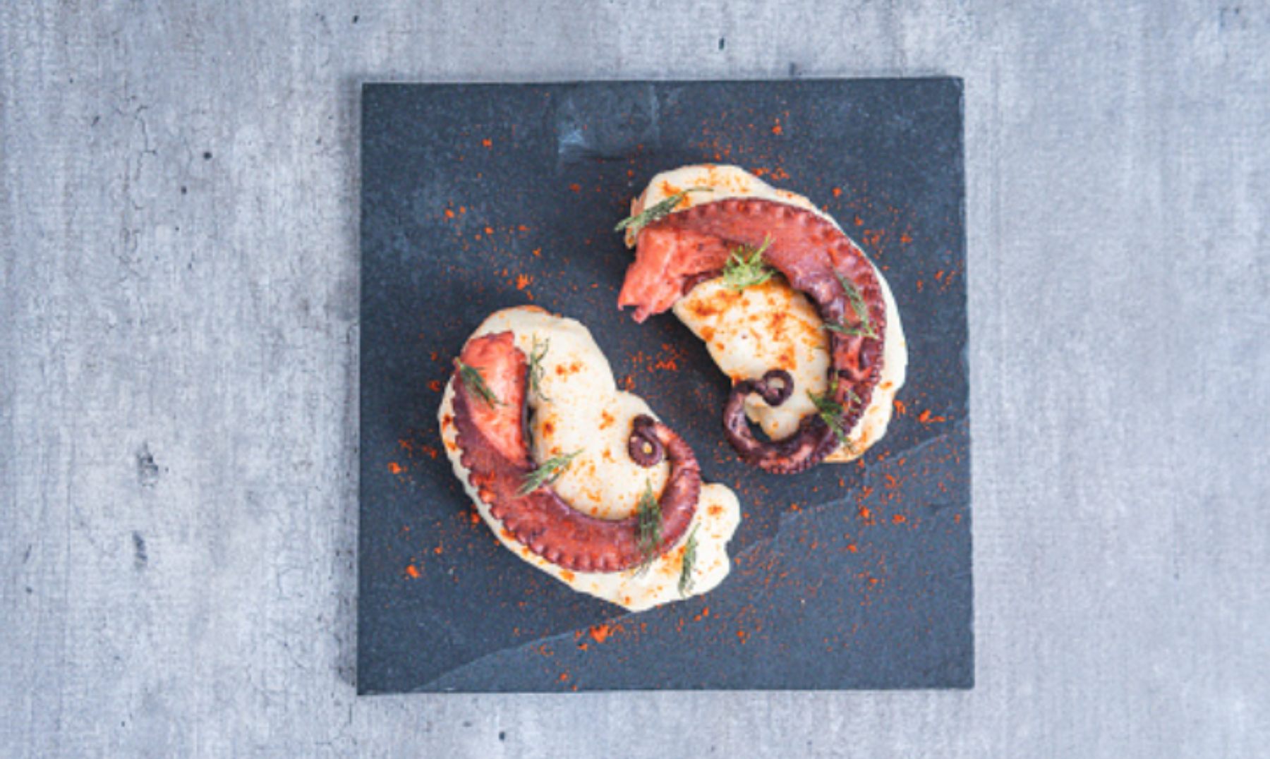 Receta de Masterchef Celebrity, brochetas de pulpito moruno con berenjena
