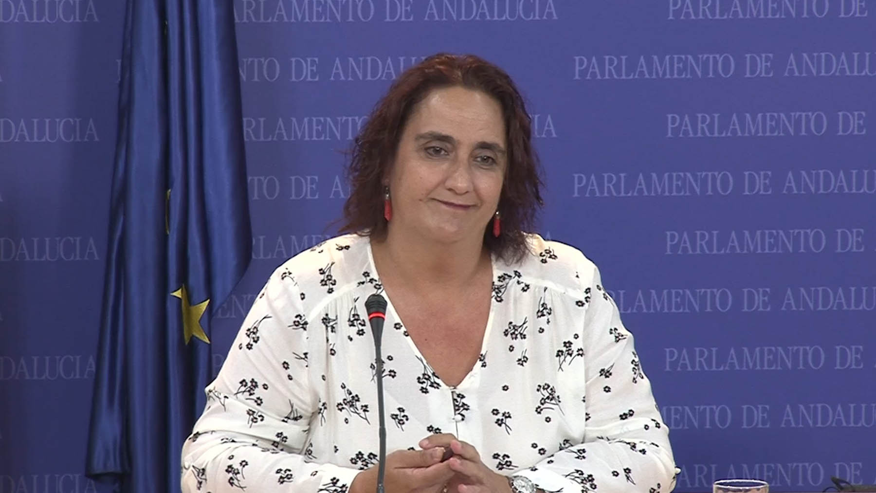 Ángela Aguilera, portavoz de Adelante Andalucía.