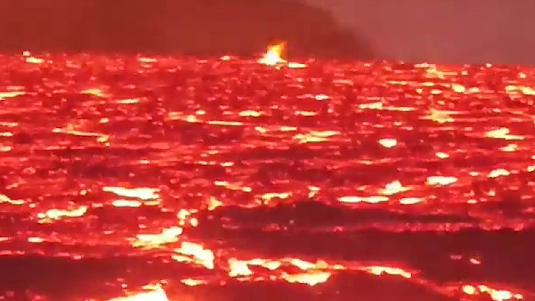 Vídeo lava volcán La Palma