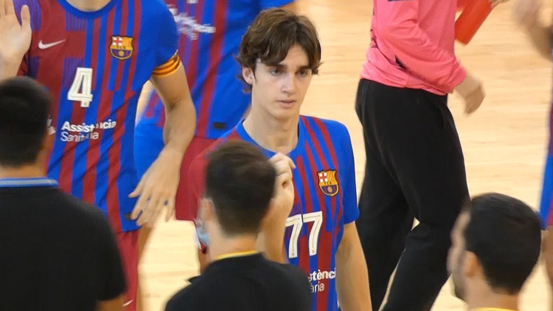 Pablo Urdangarin, en un partido con filial del Barcelona. (Europa Press)