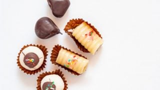 Panellets de chocolate con patata, receta de dulces tradicionales low cost