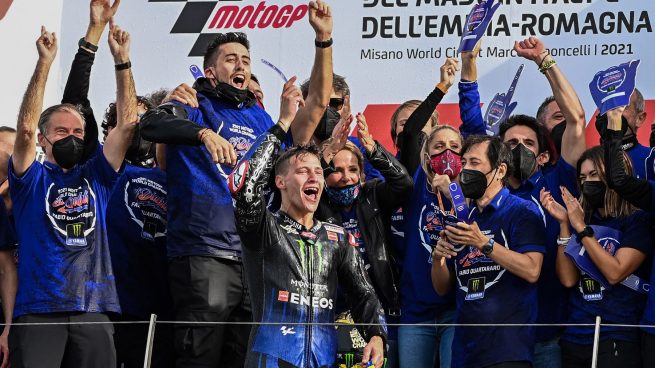 Márquez gana en Misano y Quartararo se proclama campeón del mundo