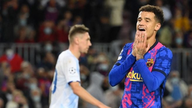 Coutinho podría cumplir su centena de partidos con el Barça en Vallecas