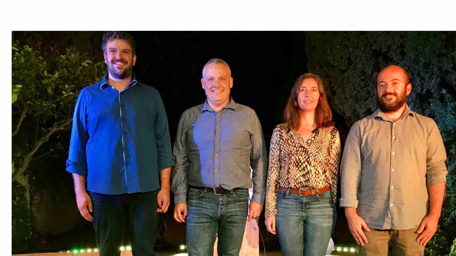 Lluís Apesteguia, Jaume Alzamora, Neus Truyol y Miquel Àngel Contreras.