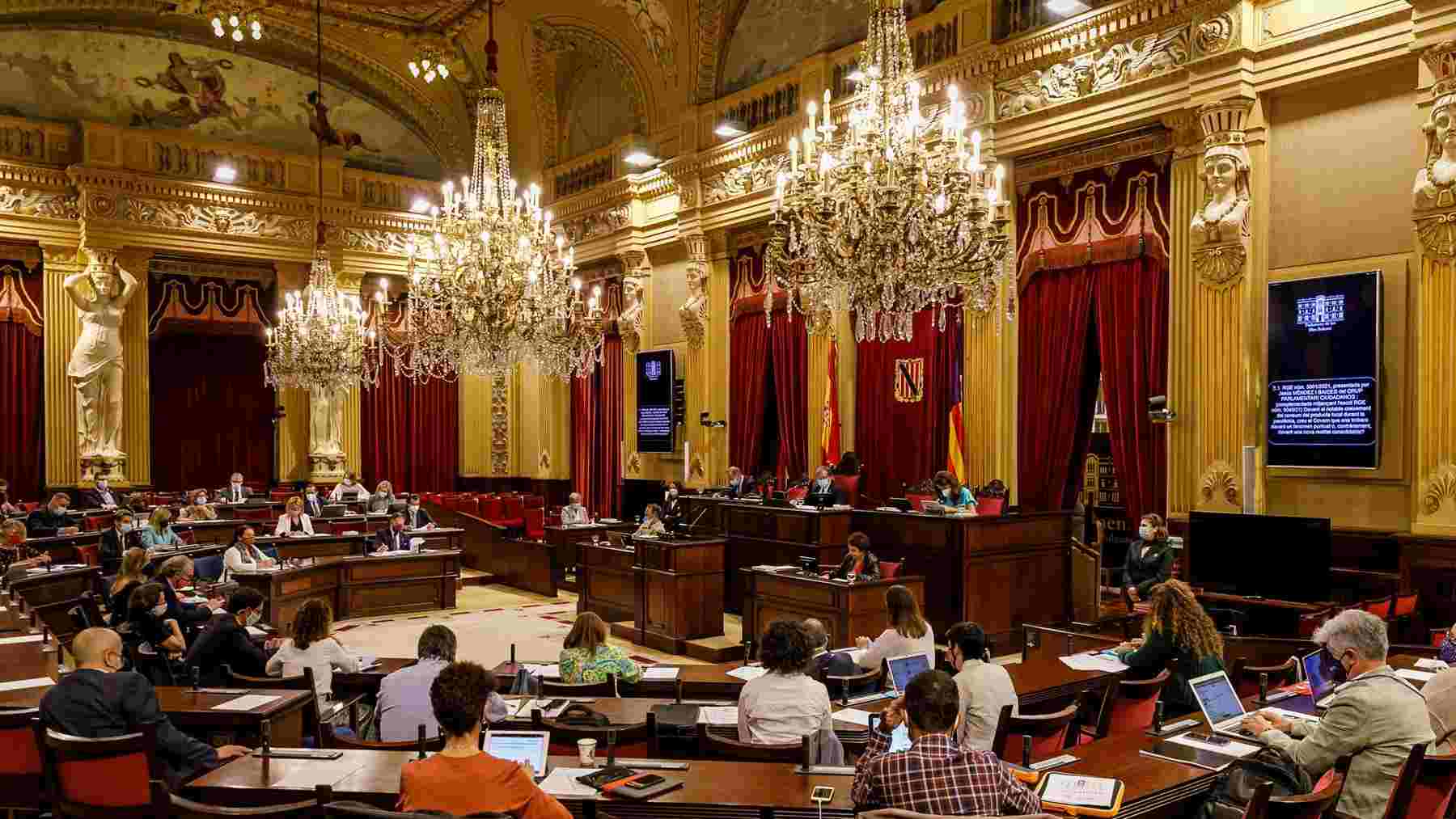 Sesión del Parlament Balear.