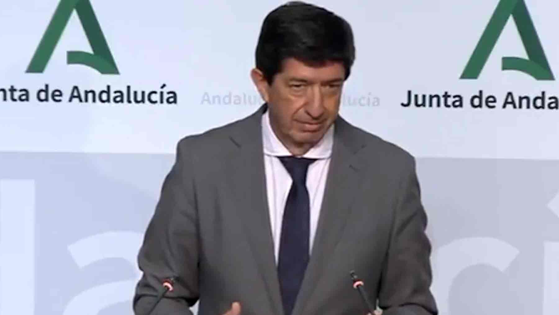 Juan Marín, vicepresidente de la Junta de Andalucía.