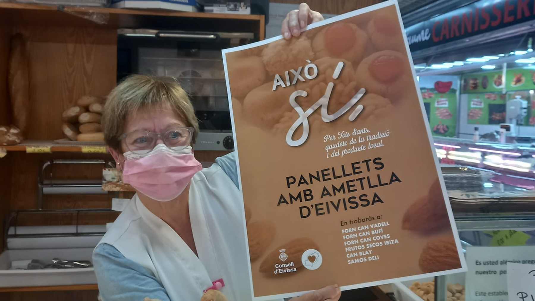 Uno de los hornos adheridos a la campaña del Consell de Ibiza.