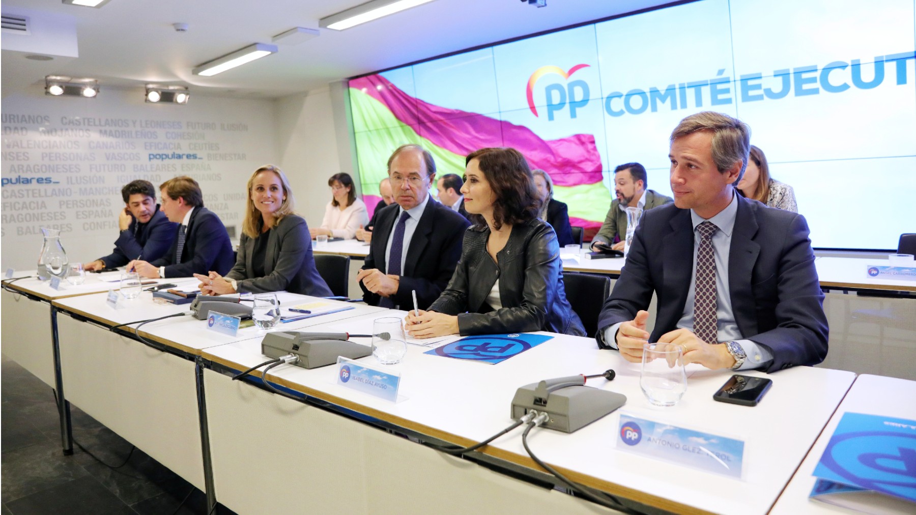 Reunión del Comité Ejecutivo Autonómico del PP de la Comunidad de Madrid. (Foto: Europa Press)
