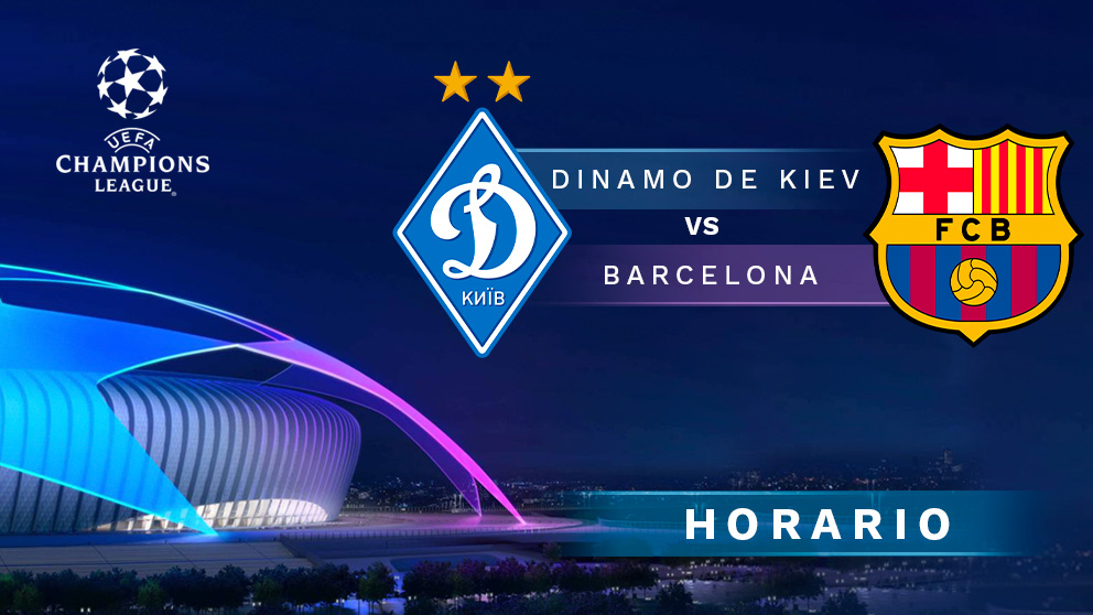 Champions League 2021-2022: Dinamo de Kiev – Barcelona | Horario del partido de la Champions League.