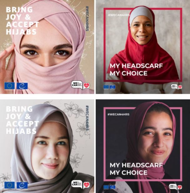 La UE financia una campaña que celebra el uso del velo islámico: «Trae alegría y usa el hiyab»