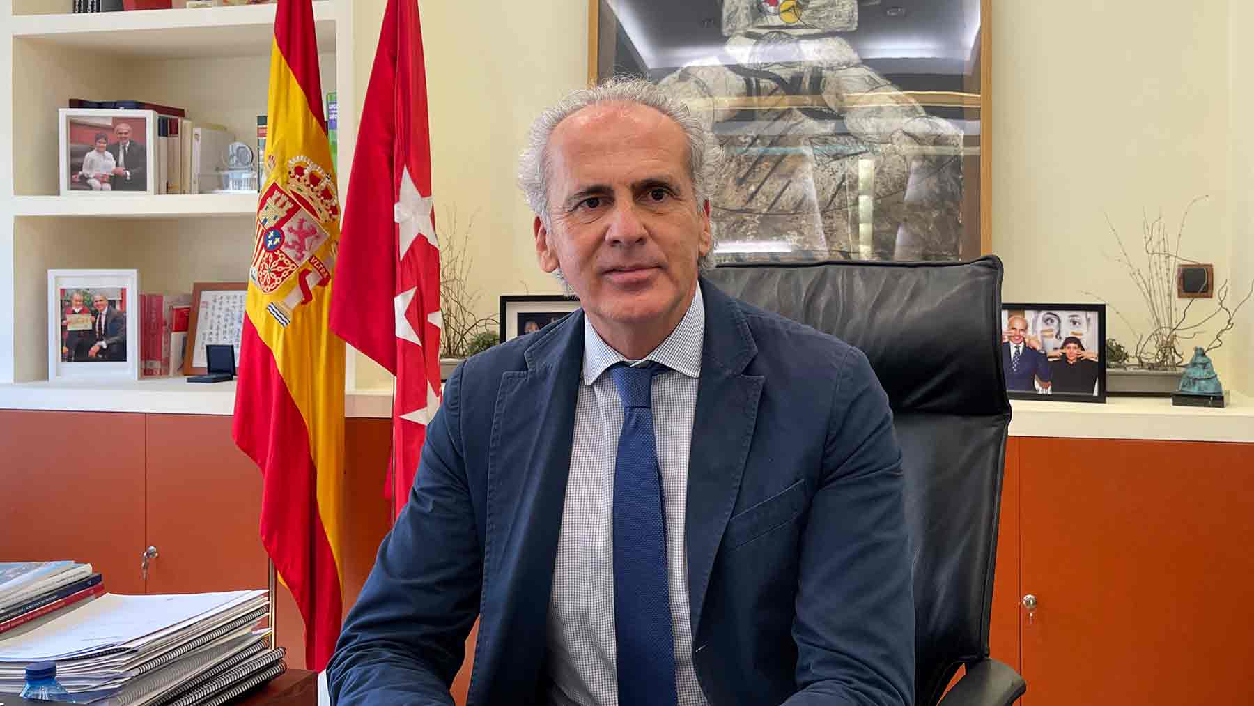 Enrique Ruiz Escudero, consejero de Sanidad de Madrid