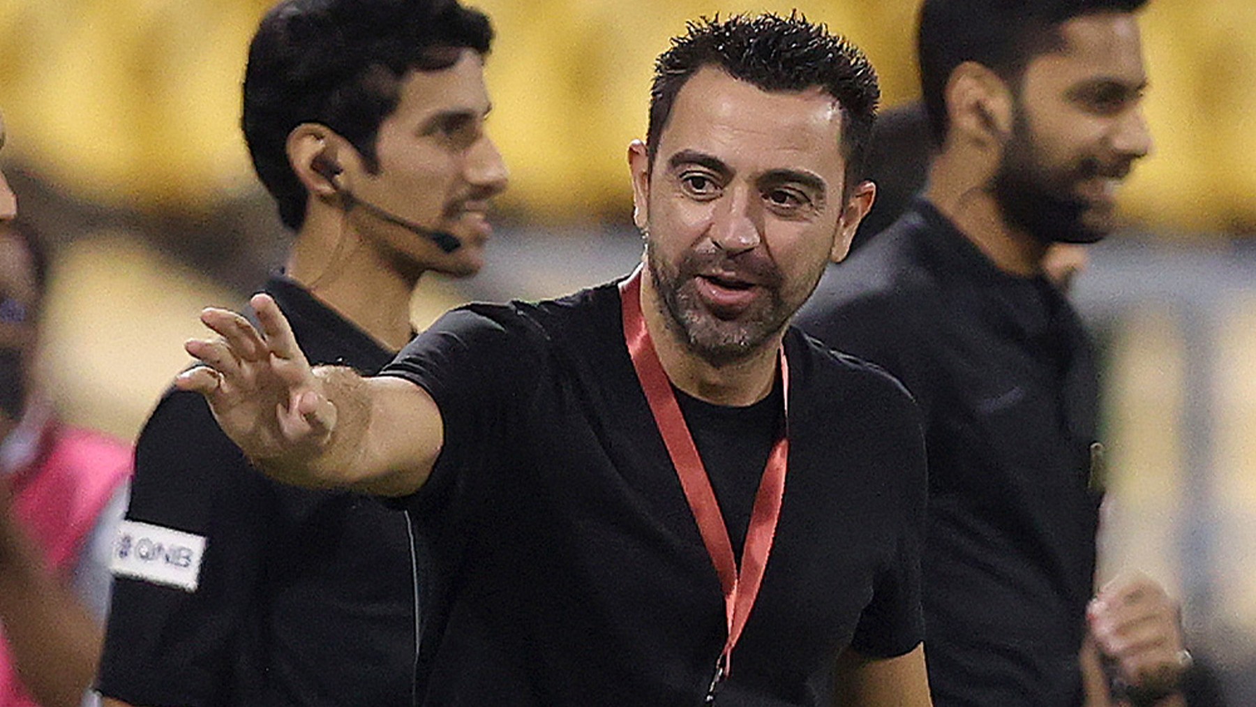 Xavi Hernández, en un partido del Al Sadd.