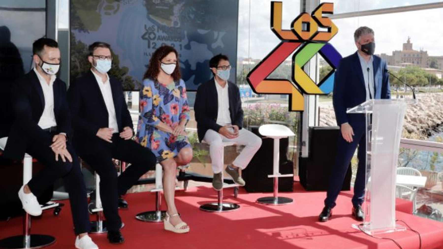 Presentación del concierto de Los 40 Principales en Palma.