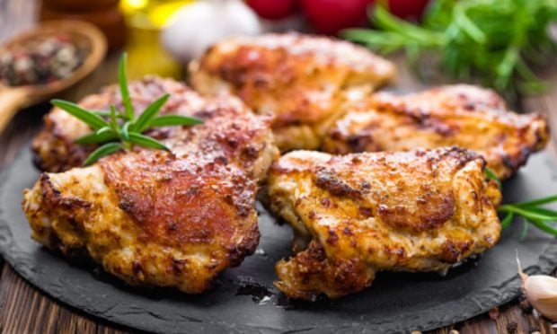 Picantones al horno