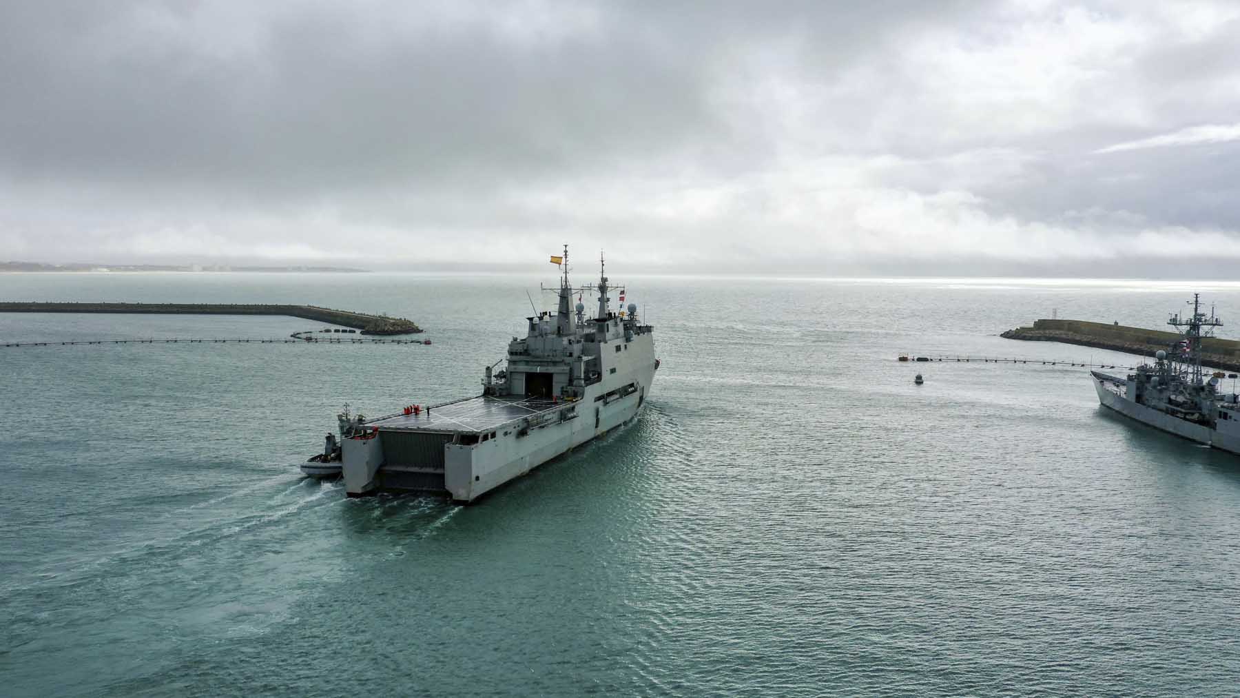 El buque de asalto anfibio ‘Castilla’. Foto: Europa Press
