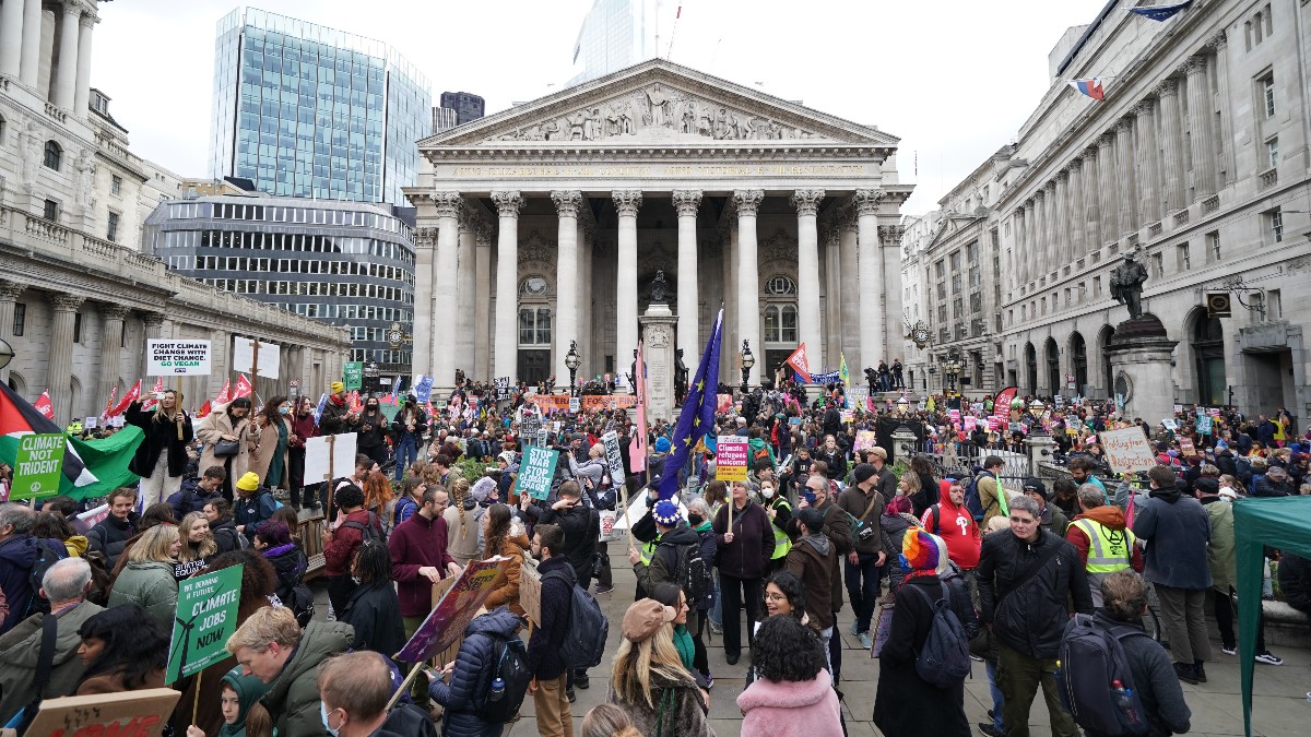 Londres también ha exigido justicia climática.