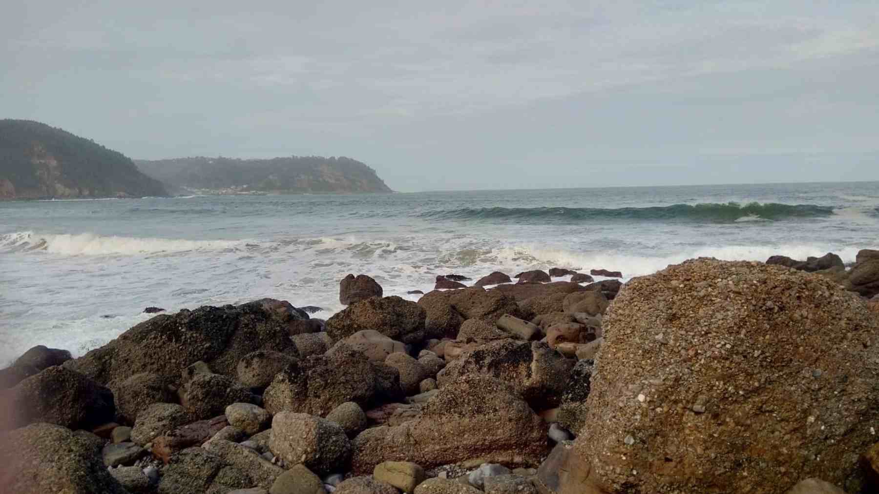 Fuerte oleaje en la costa de Mallorca.