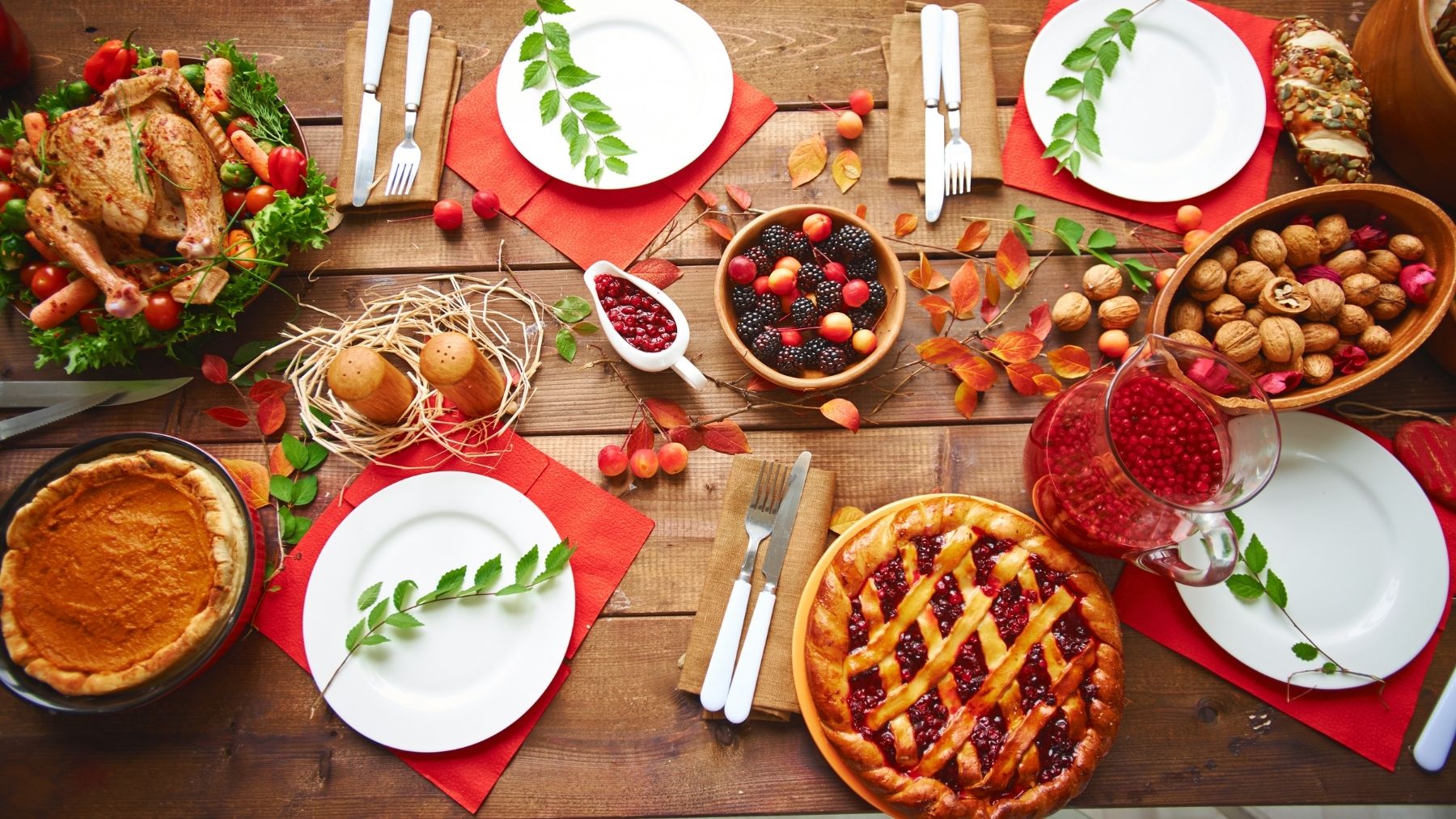 Cómo decorar la mesa en el día de Acción de Gracias