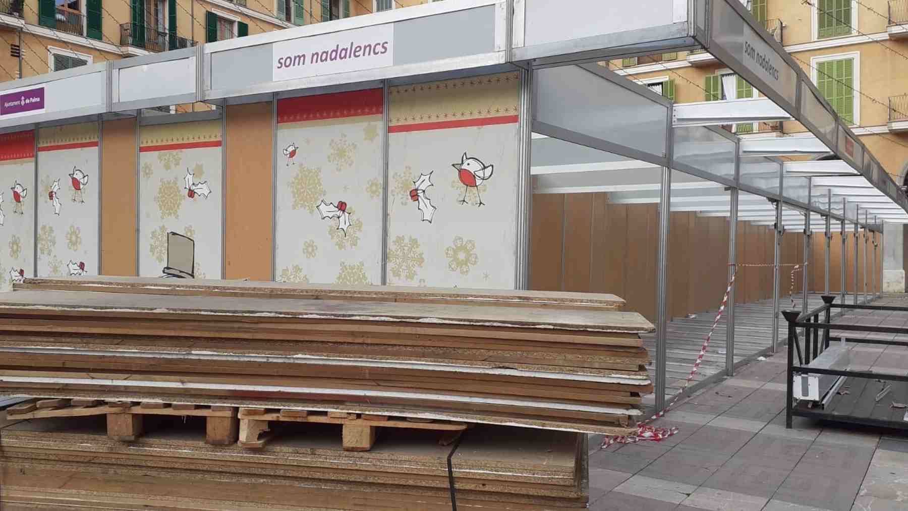 El mercado navideño de la Plaza Mayor de Palma se inaugurará el 19 de noviembre