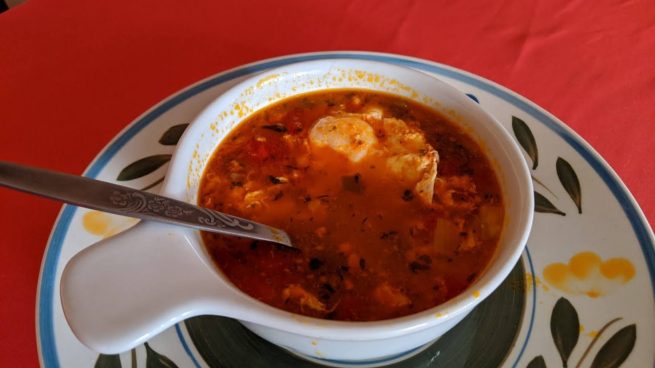 Sopa de chorizo