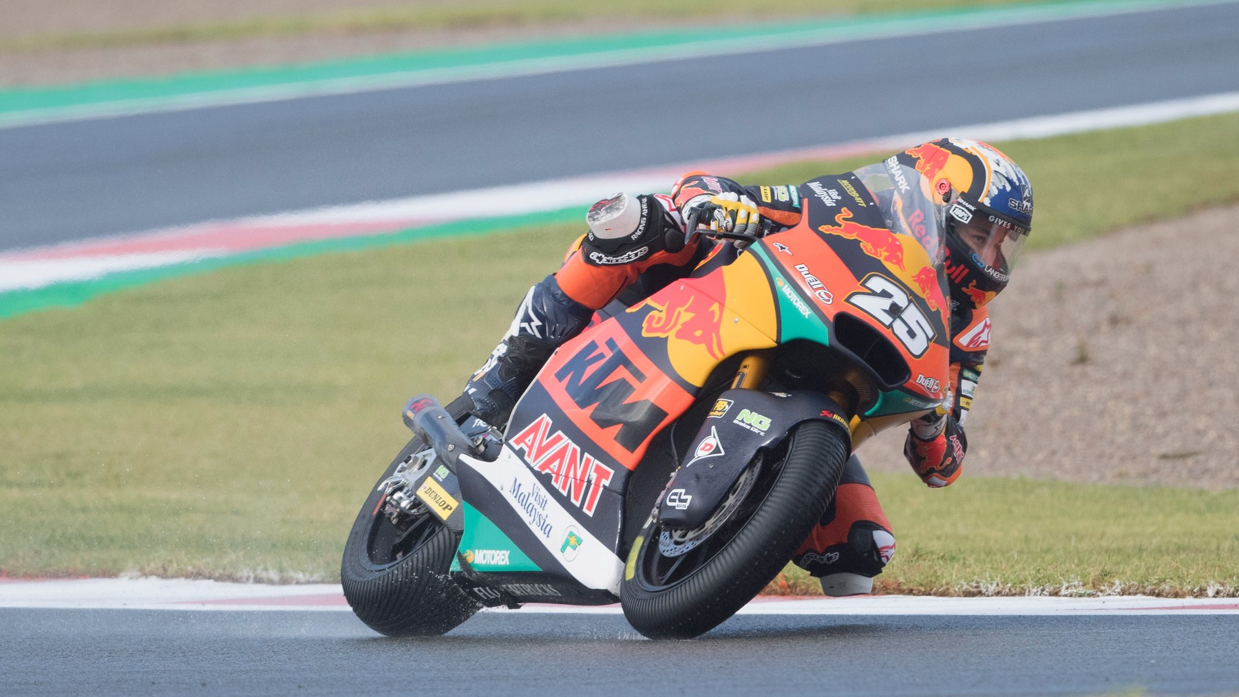 Raúl Fernández, durante el GP de la Comunidad Valenciana de MotoGP. (Getty)