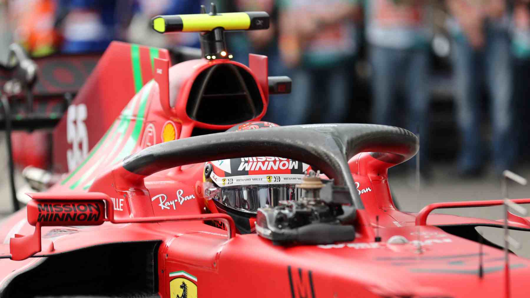 Carlos Sainz durante el GP de Brasil de Fórmula 1. (AFP)
