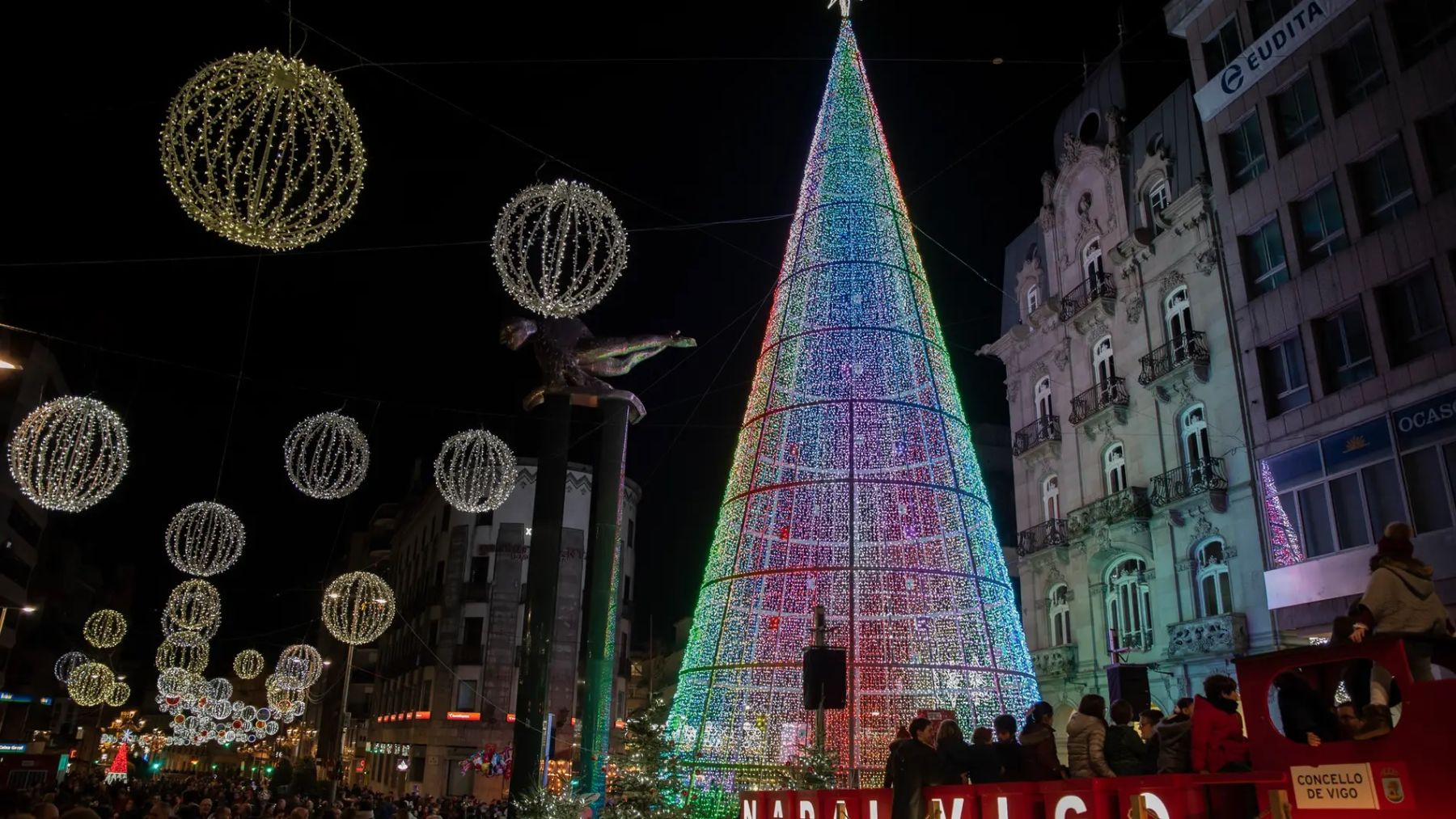 Descubre cuándo empieza y todos los detalles sobre el encendido navideño en Vigo