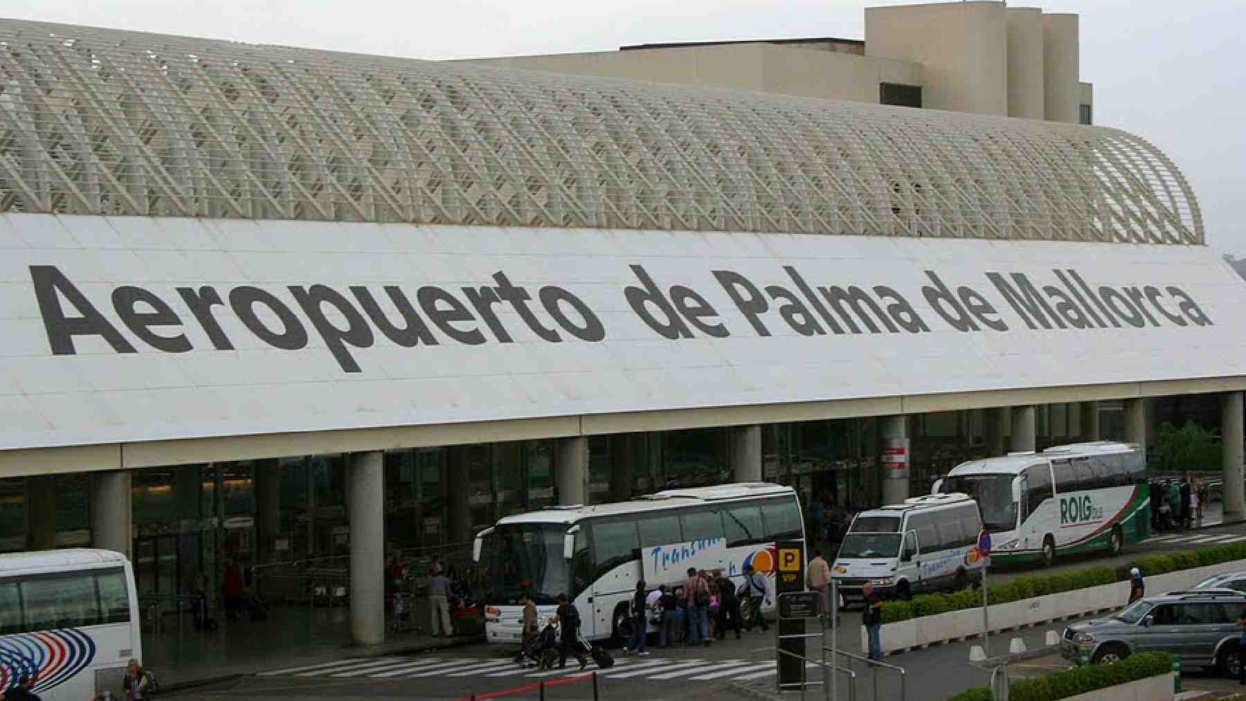 Aeropuerto de Son Sant Joan en Palma de Mallorca.