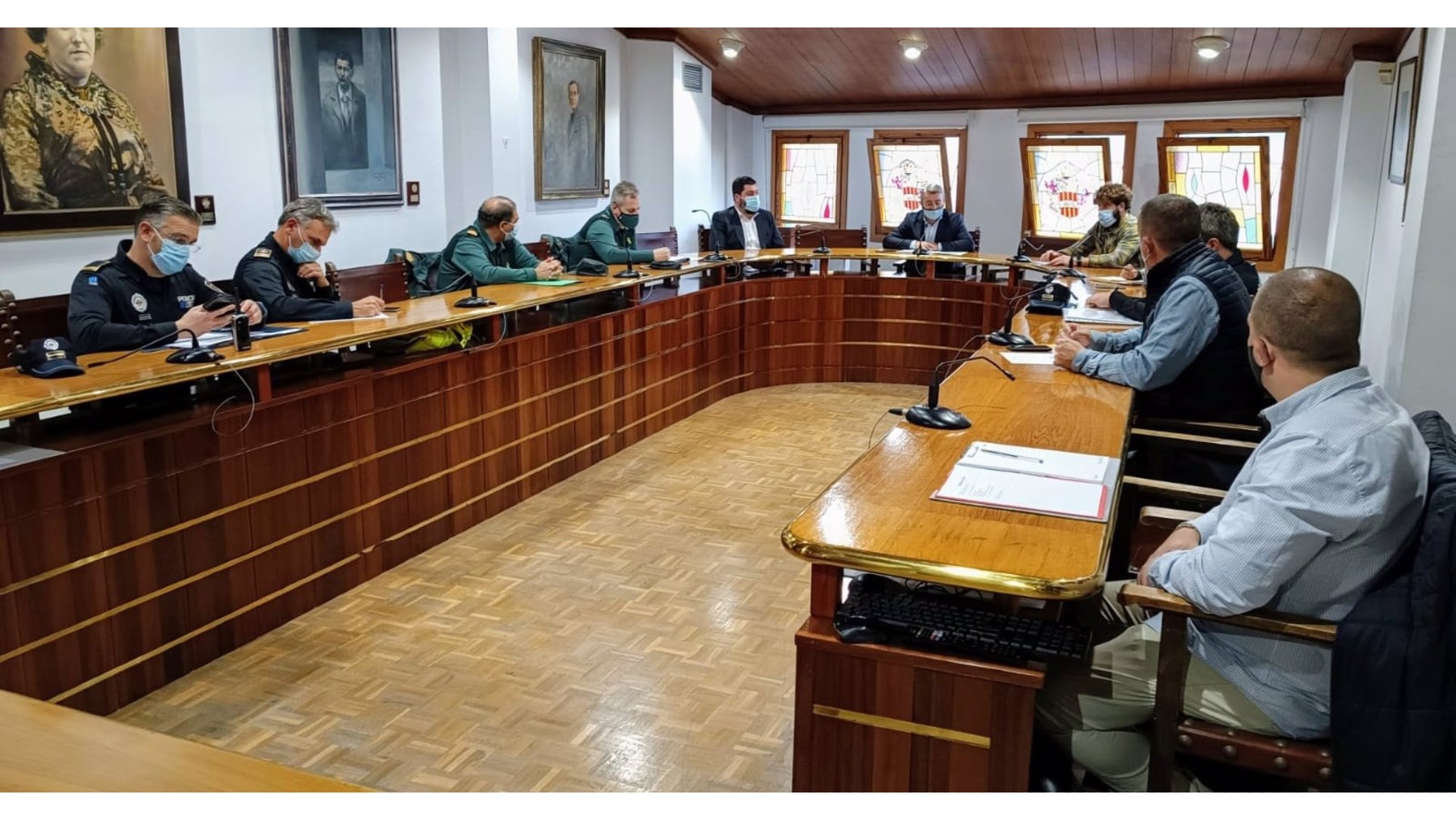Reunión sobre la seguridad en el Dijous Bo.